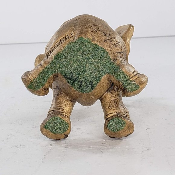 Vintage Guido Cacciapuoti Baby Lucky Elephant Figurine Signed Trunk Up - Picture 7 of 7